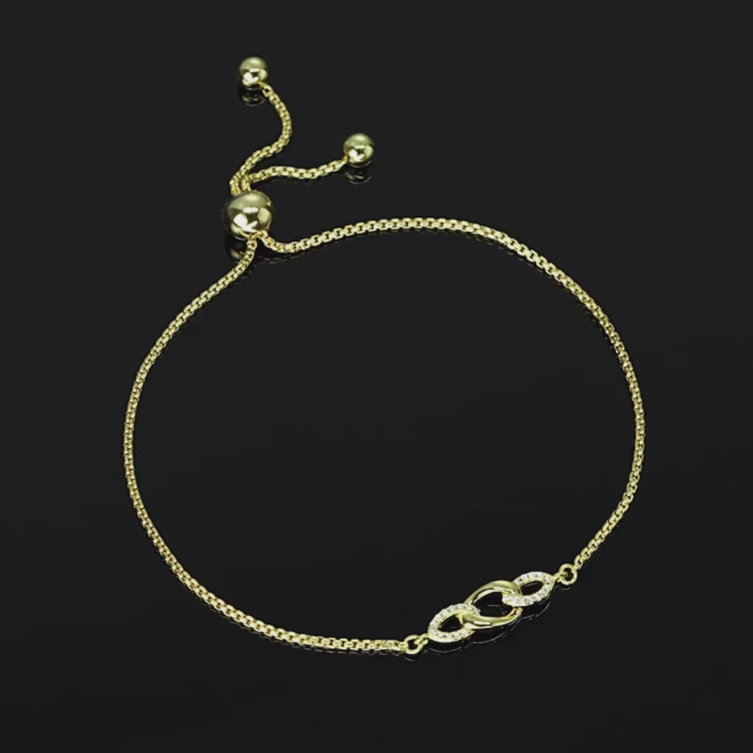 Véda Linked Moissanite Bracelet