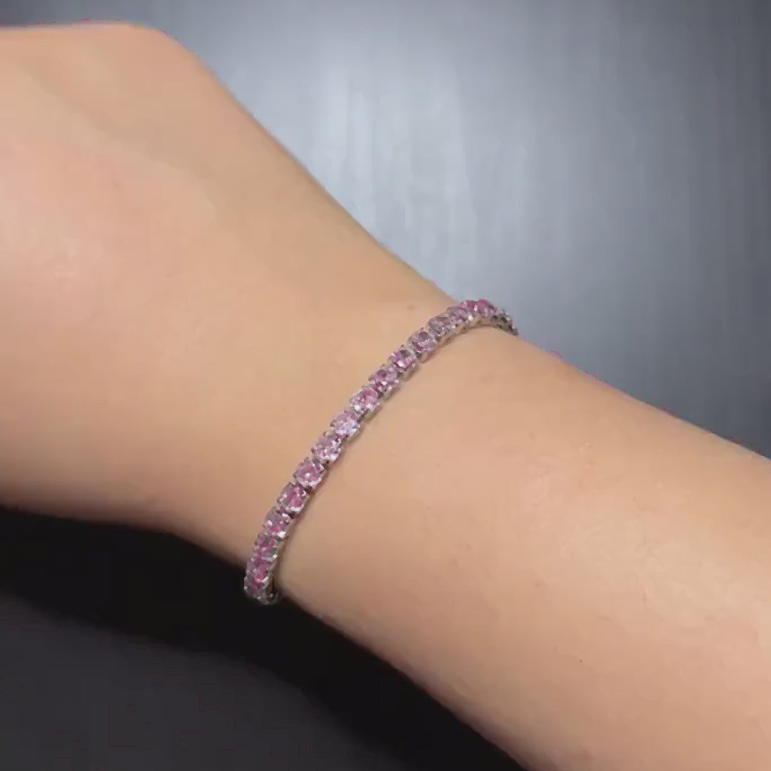 Rosavelle Tennis Moissanite Bracelet