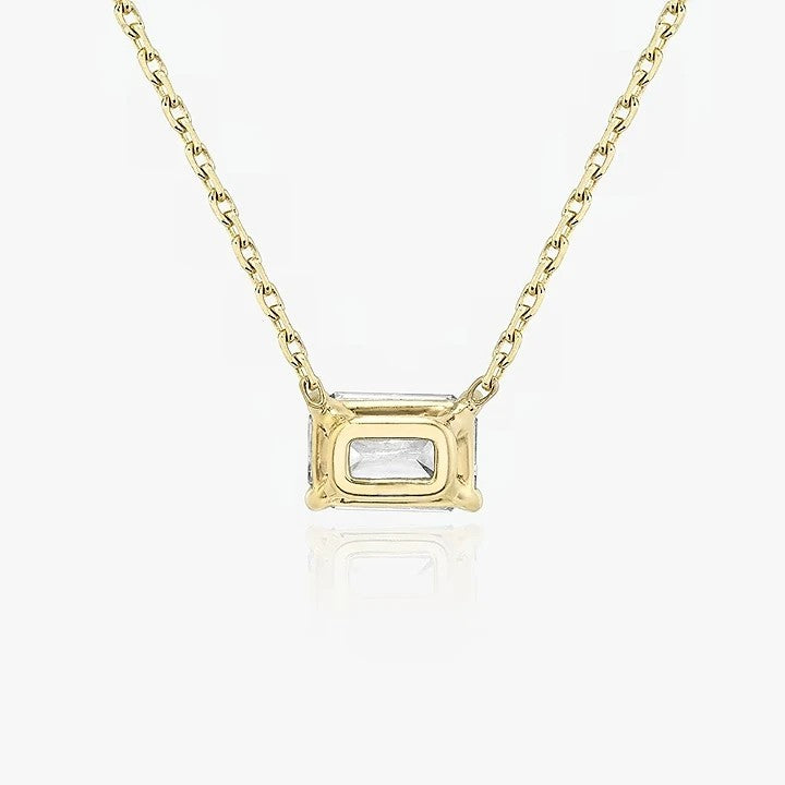 Emerald cut Pendant