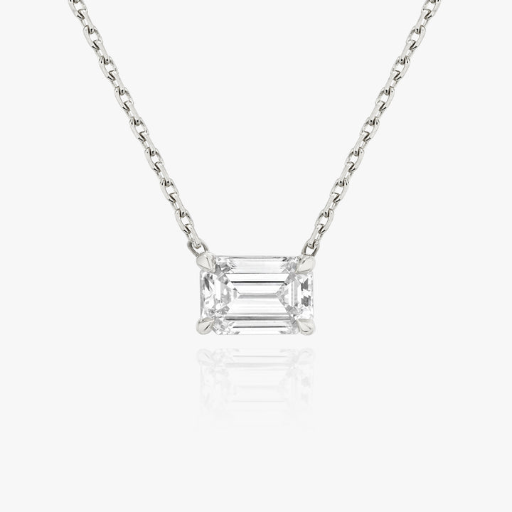 Emerald cut Pendant