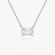 Ariston Emerald-Cut Moissanite Pendant