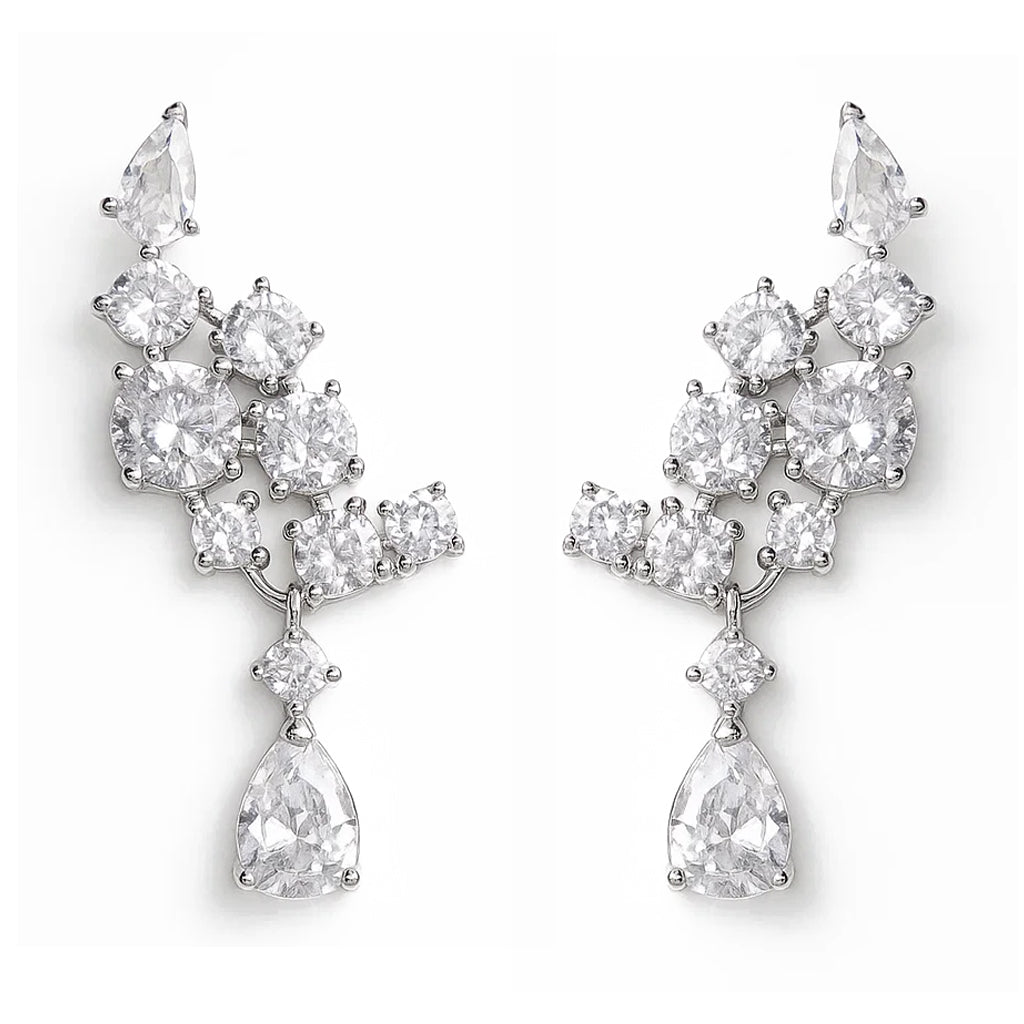 Faerie Wings Moissanite Earrings